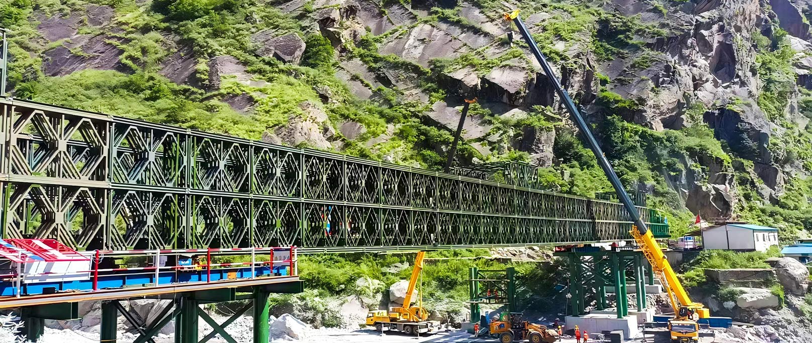 Jilong Port Lifeline Bridge v Nepále
