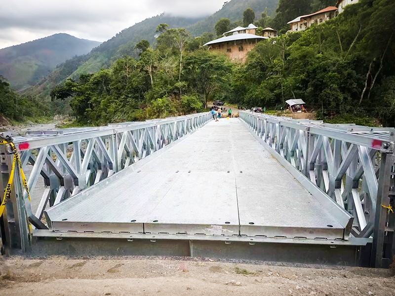 Typ CB100 pozinkovaný prispôsobený Bailey Bridge