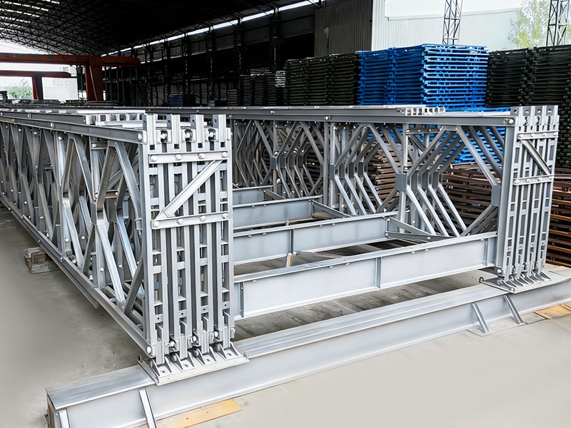 Typ CB450 s veľkým rozpätím pre veľké zaťaženie pozinkovaný Bailey Bridge